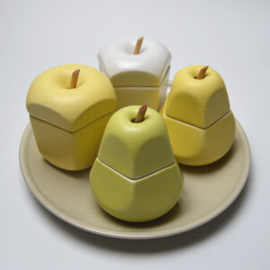 Fruit-Shaped Ceramic Seasoning Jar