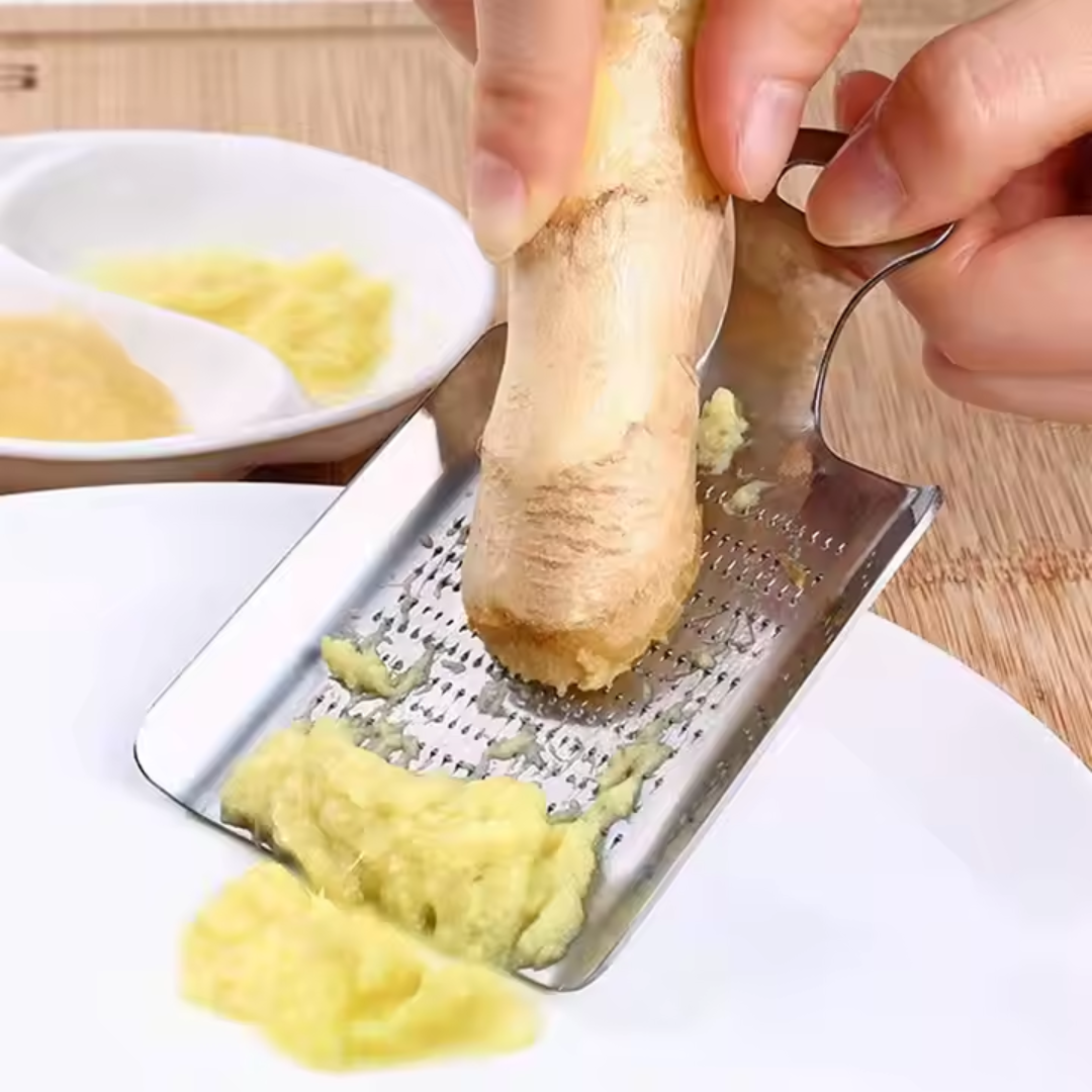Mini Stainless Steel Grater for Ginger, Garlic & Lemon Zest – Gold, Silver & Rose Gold - Image 5