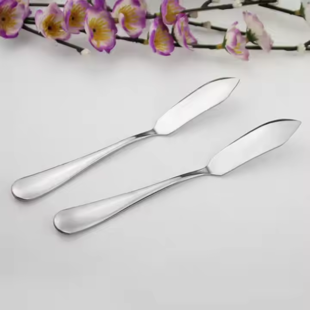 Small Butter Knife & Spreader – Gold & Silver - Image 7