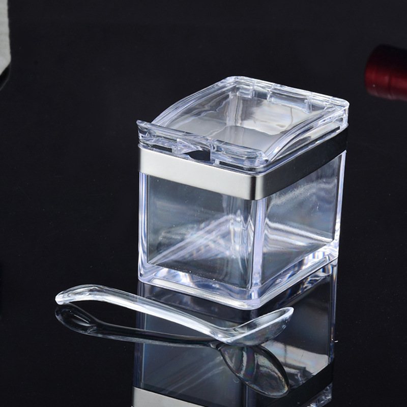 4-Piece Acrylic Seasoning Jar Set - Image 3