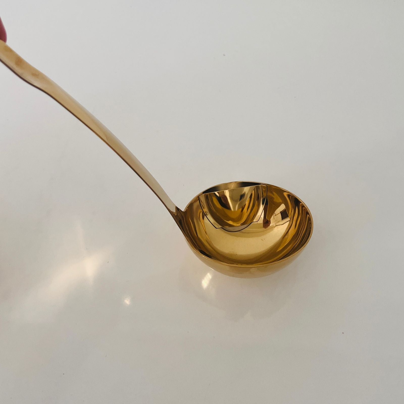 3-Piece Extra-Large Stainless Steel Serving Ladle Set with Oil Separator - Image 3