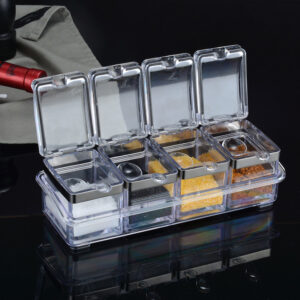 4-Piece Acrylic Seasoning Jar Set