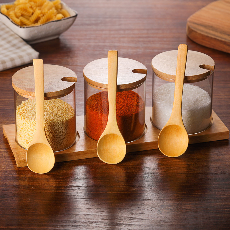 3-Piece Glass Seasoning Jar Set – 300 mL - Image 2