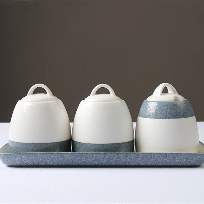Ceramic Seasoning Pot Set - Image 4