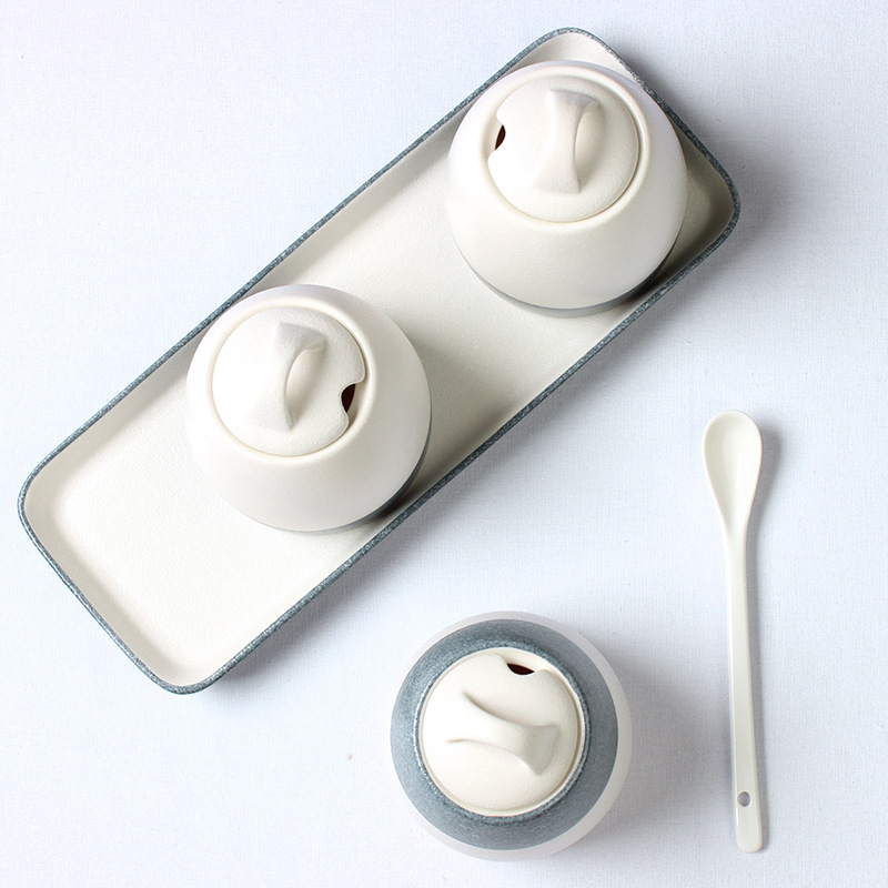 Ceramic Seasoning Pot Set - Image 3
