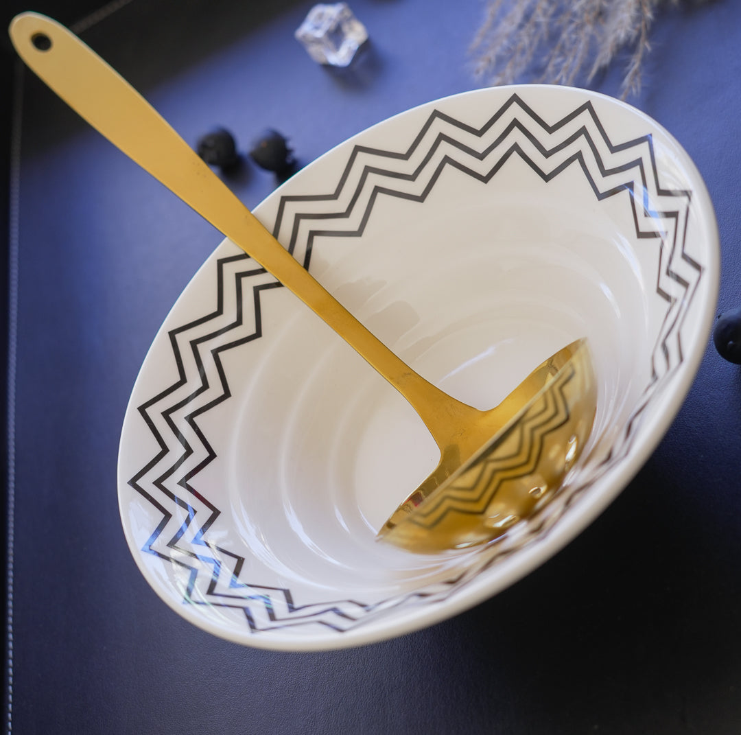 3-Piece Extra-Large Stainless Steel Serving Ladle Set with Oil Separator - Image 7