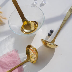 Set of 3 Serving Ladles with Oil Separator | Extra Large | Stainless Steel