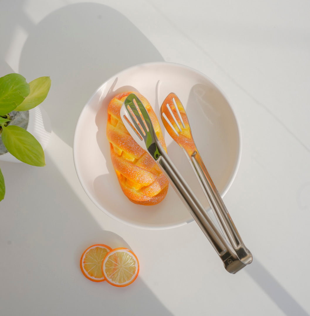 Stainless Steel Multipurpose Tongs – 4 Sizes – Gold & Silver - Image 11