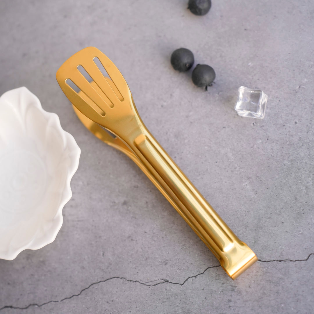 Stainless Steel Multipurpose Tongs – 4 Sizes – Gold & Silver - Image 16