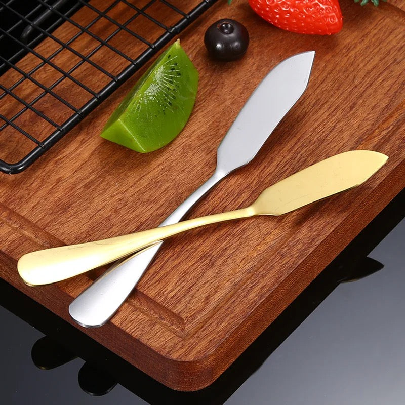 Small Butter Knife & Spreader – Gold & Silver - Image 14