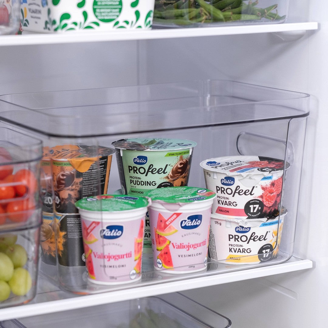 Compact Clear Open-Front Storage Bin - Image 4