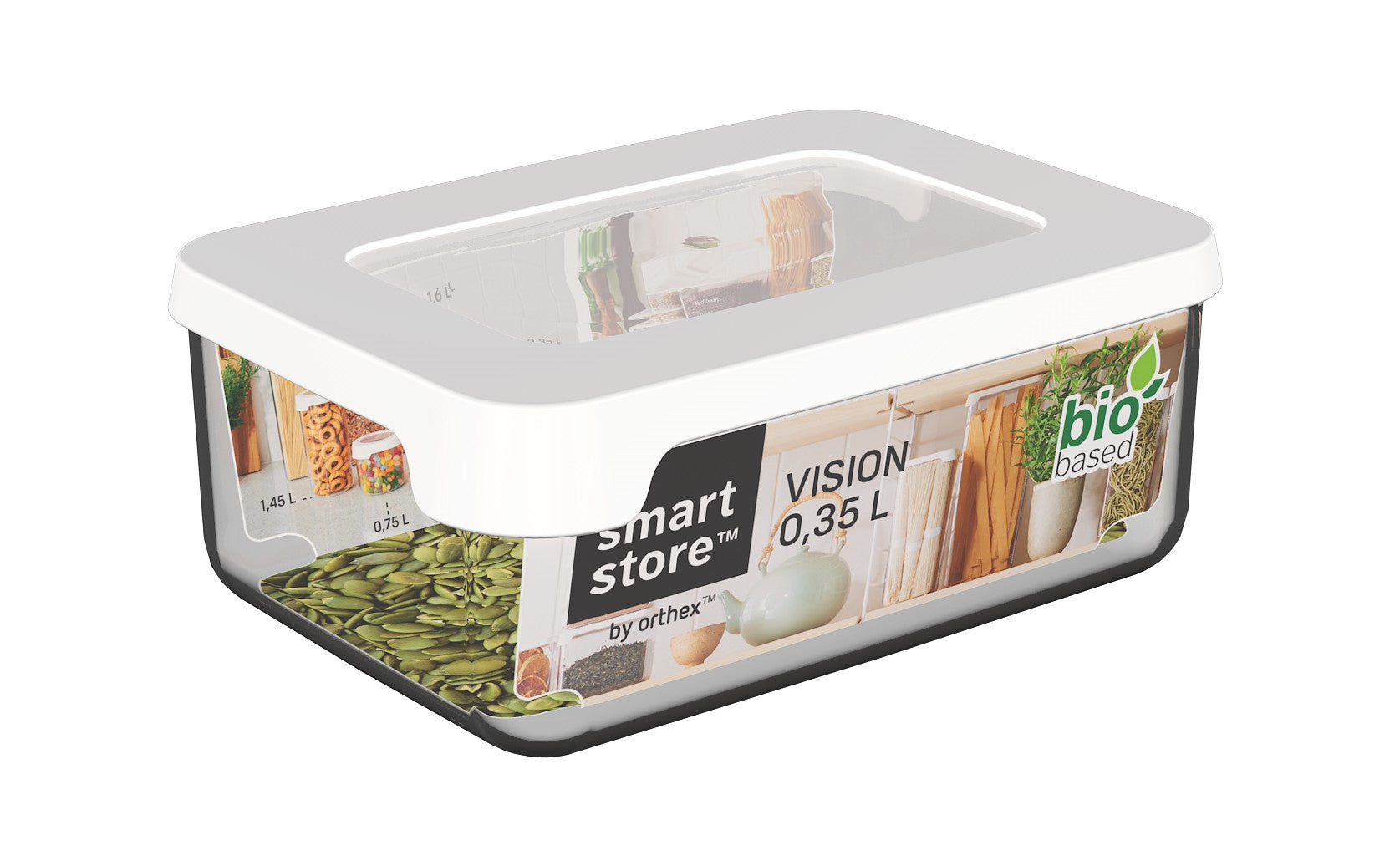 Airtight Dry Food Storage Container – 0.35 L - Image 2