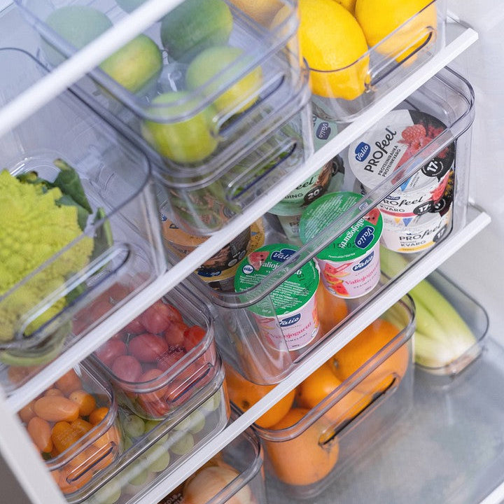 Compact Clear Open-Front Storage Bin - Image 5