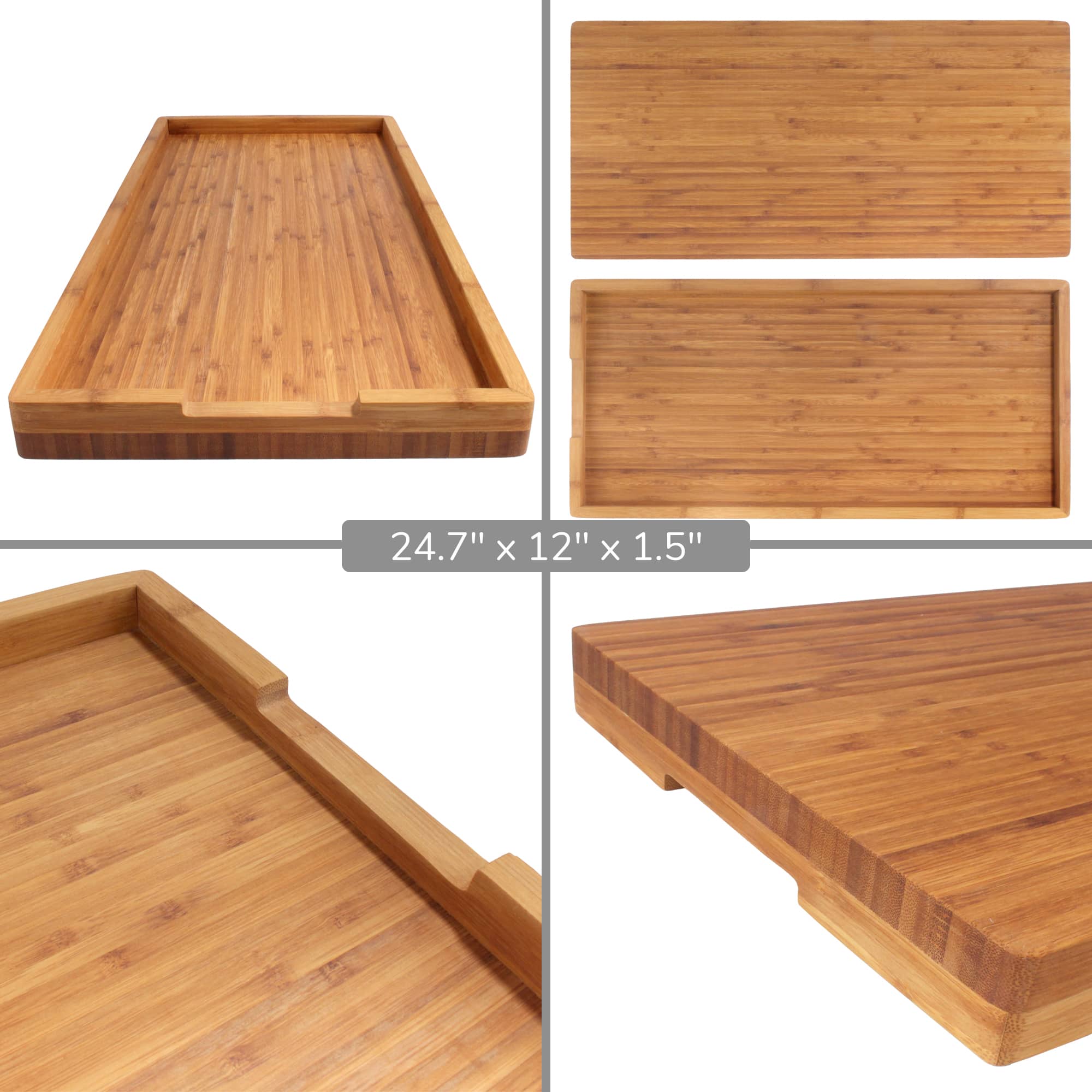 Bamboo Stove Top Cover & Range Cutting Board - Image 6