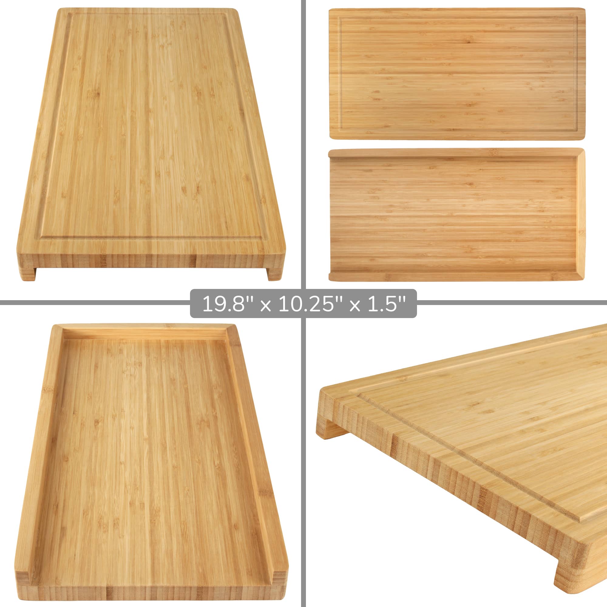 Bamboo Stove Top Cover & Range Cutting Board - Image 8