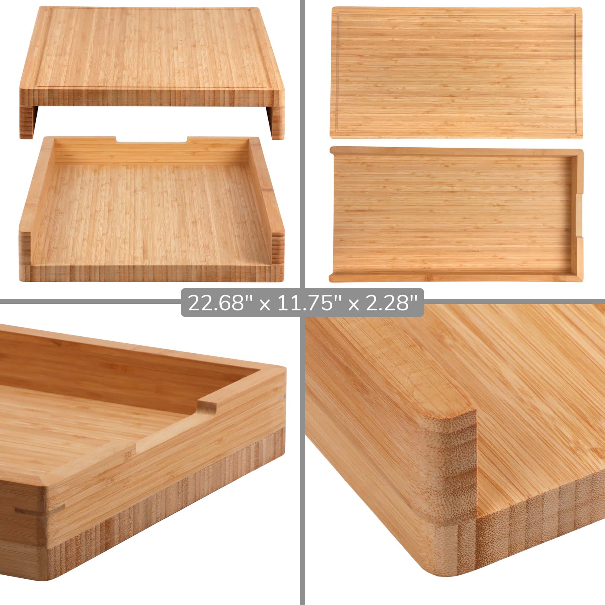 Bamboo Stove Top Cover & Range Cutting Board - Image 9
