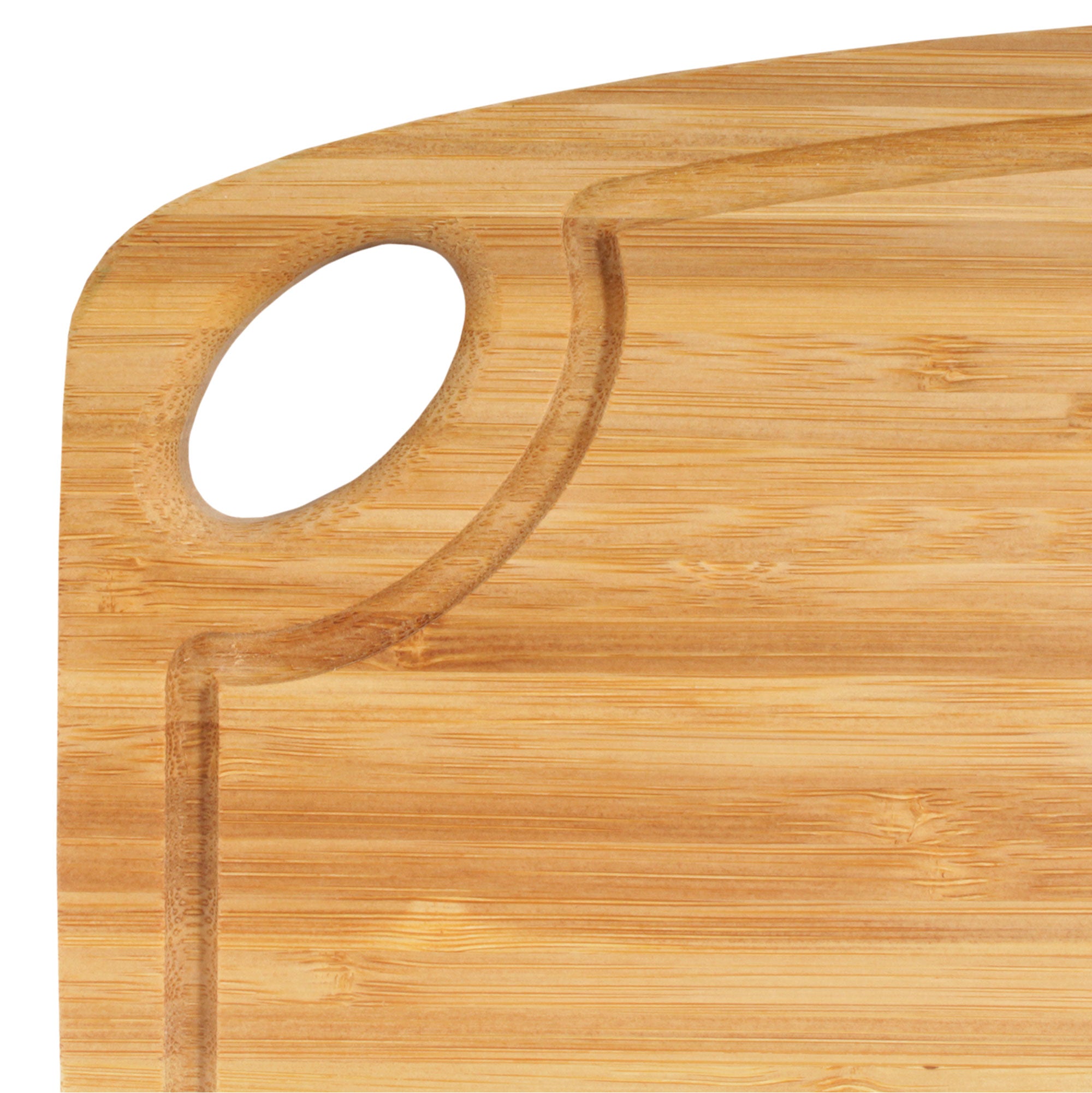 Vertical Cut Bamboo Cutting Board with Hanging Hole 11.75" x 8.63" x 0.40" / 0.75" - Image 6