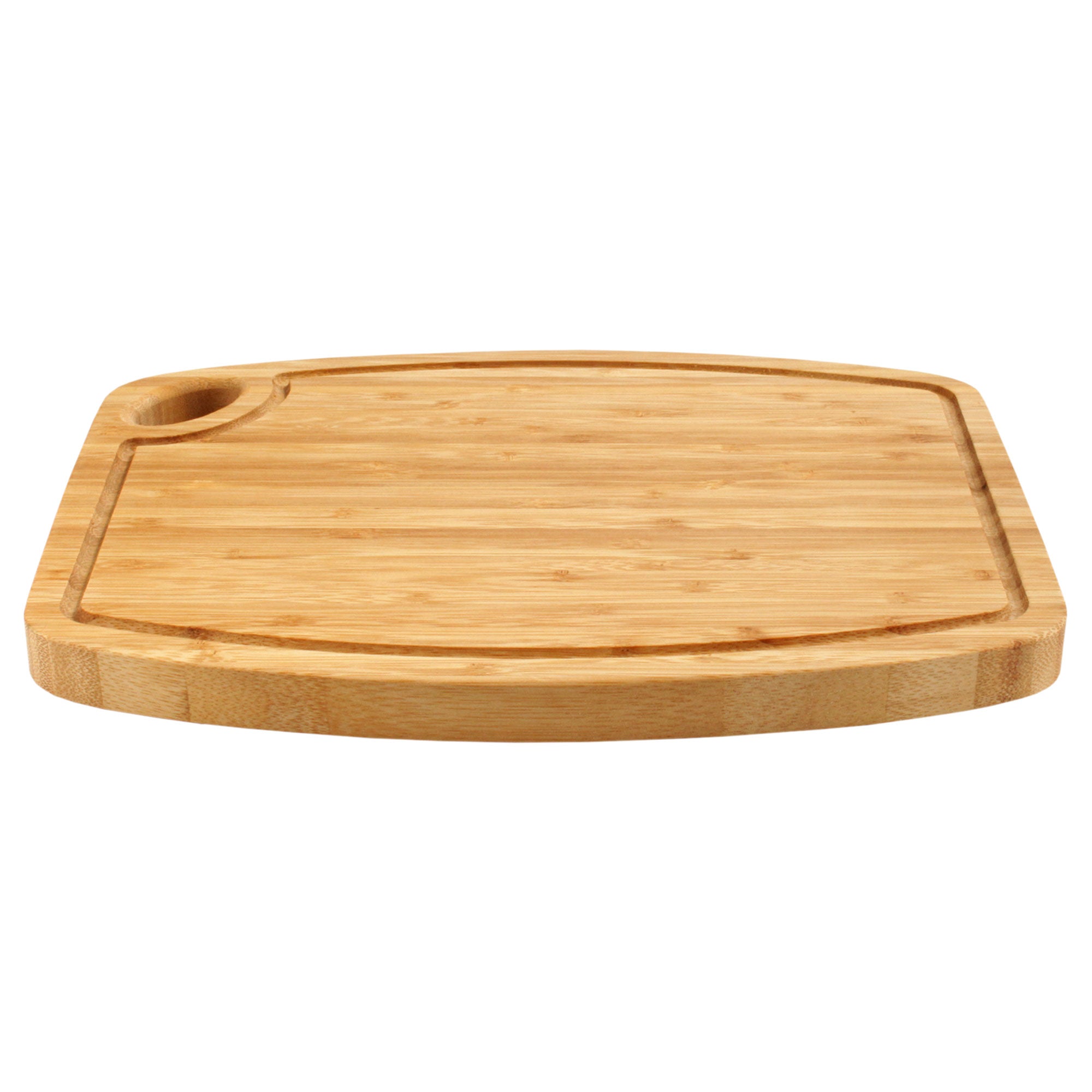 Vertical Cut Bamboo Cutting Board with Hanging Hole 11.75" x 8.63" x 0.40" / 0.75" - Image 7