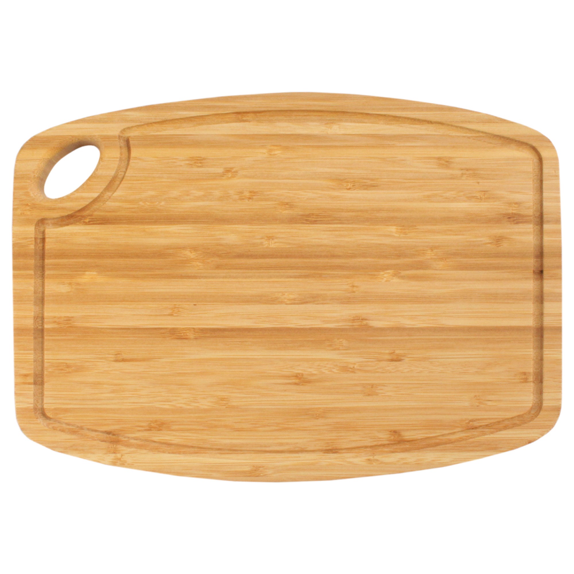 Vertical Cut Bamboo Cutting Board with Hanging Hole 11.75" x 8.63" x 0.40" / 0.75" - Image 5