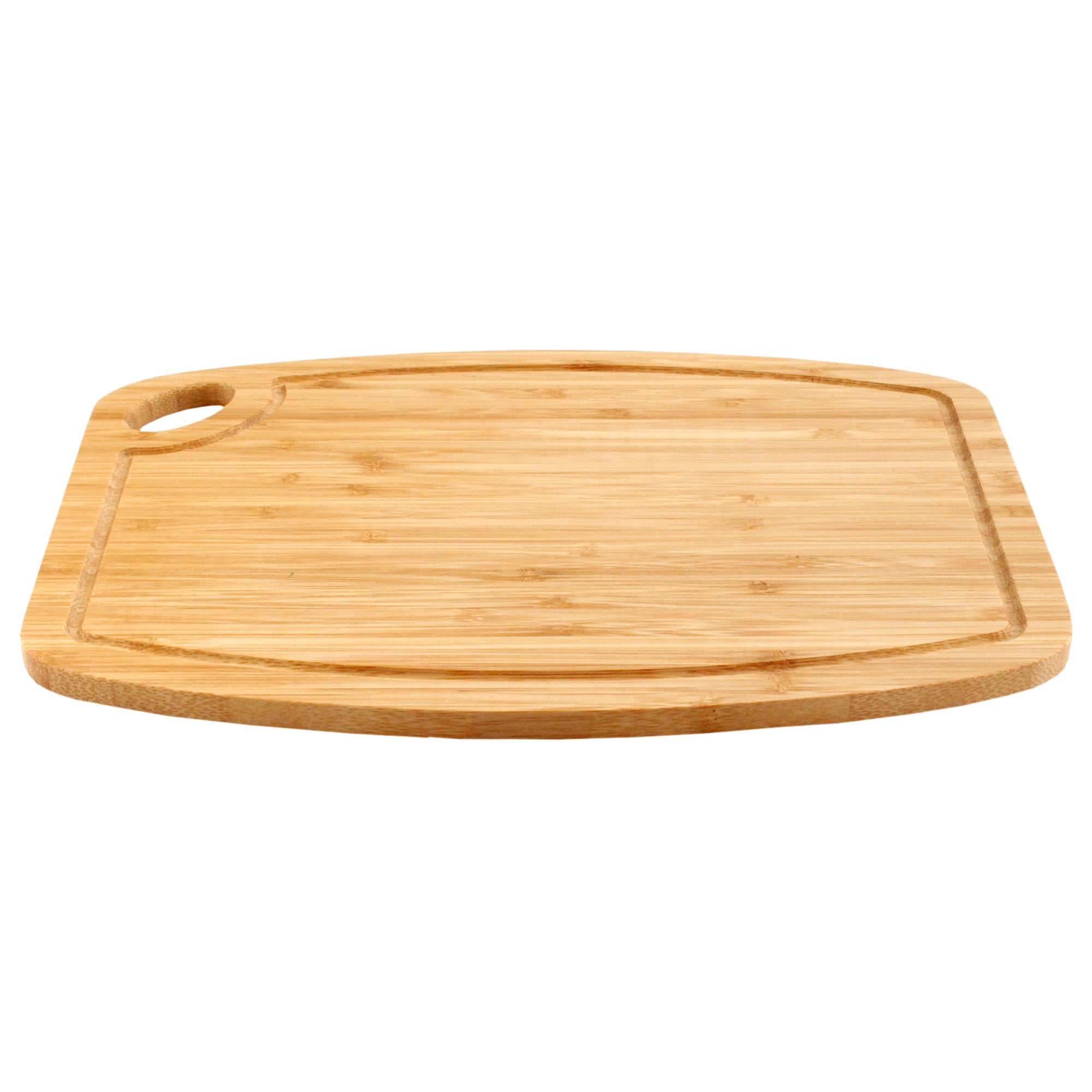 Vertical Cut Bamboo Cutting Board with Hanging Hole 11.75" x 8.63" x 0.40" / 0.75" - Image 8