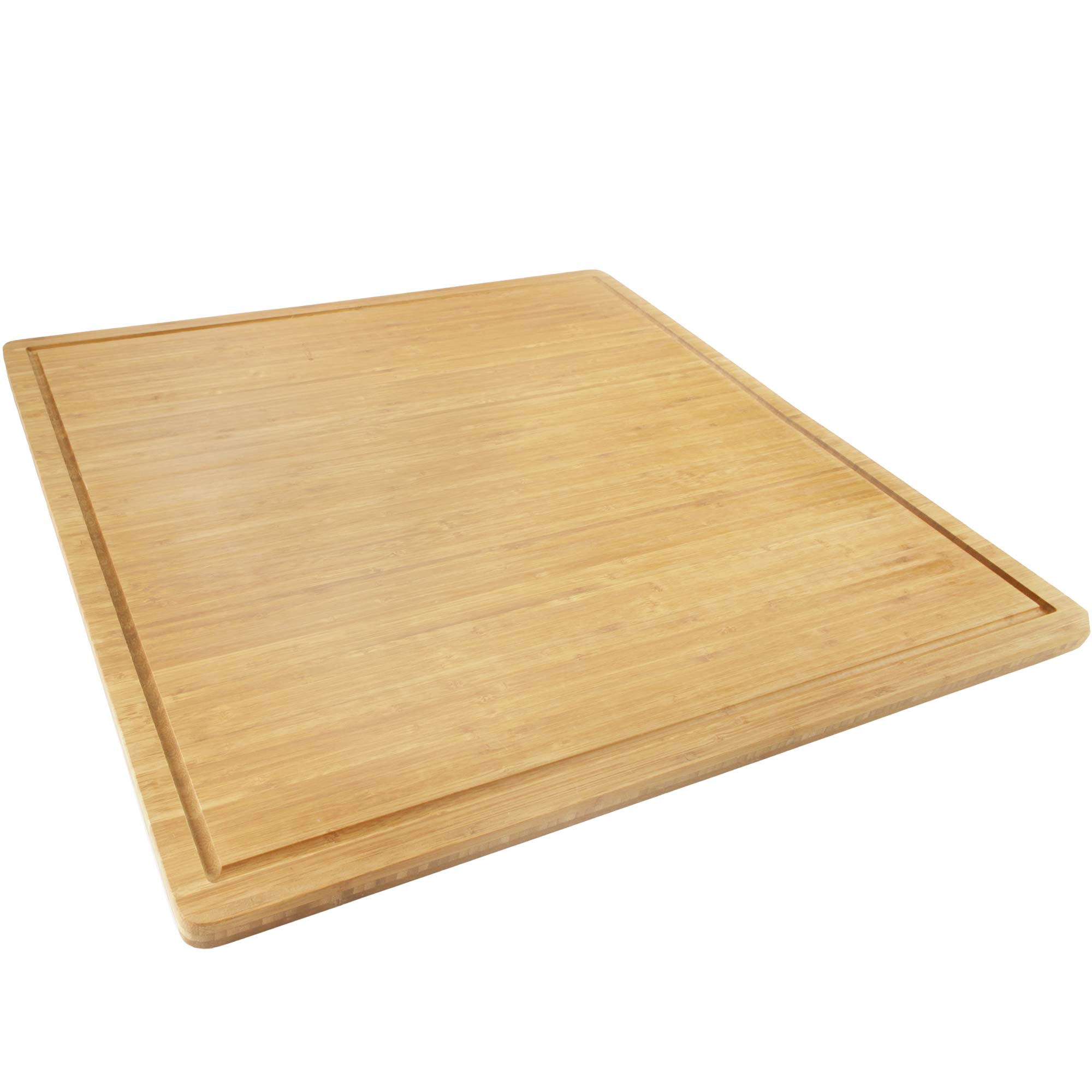 Extra-Large Flat / Grooved Bamboo Cutting Board - Image 2
