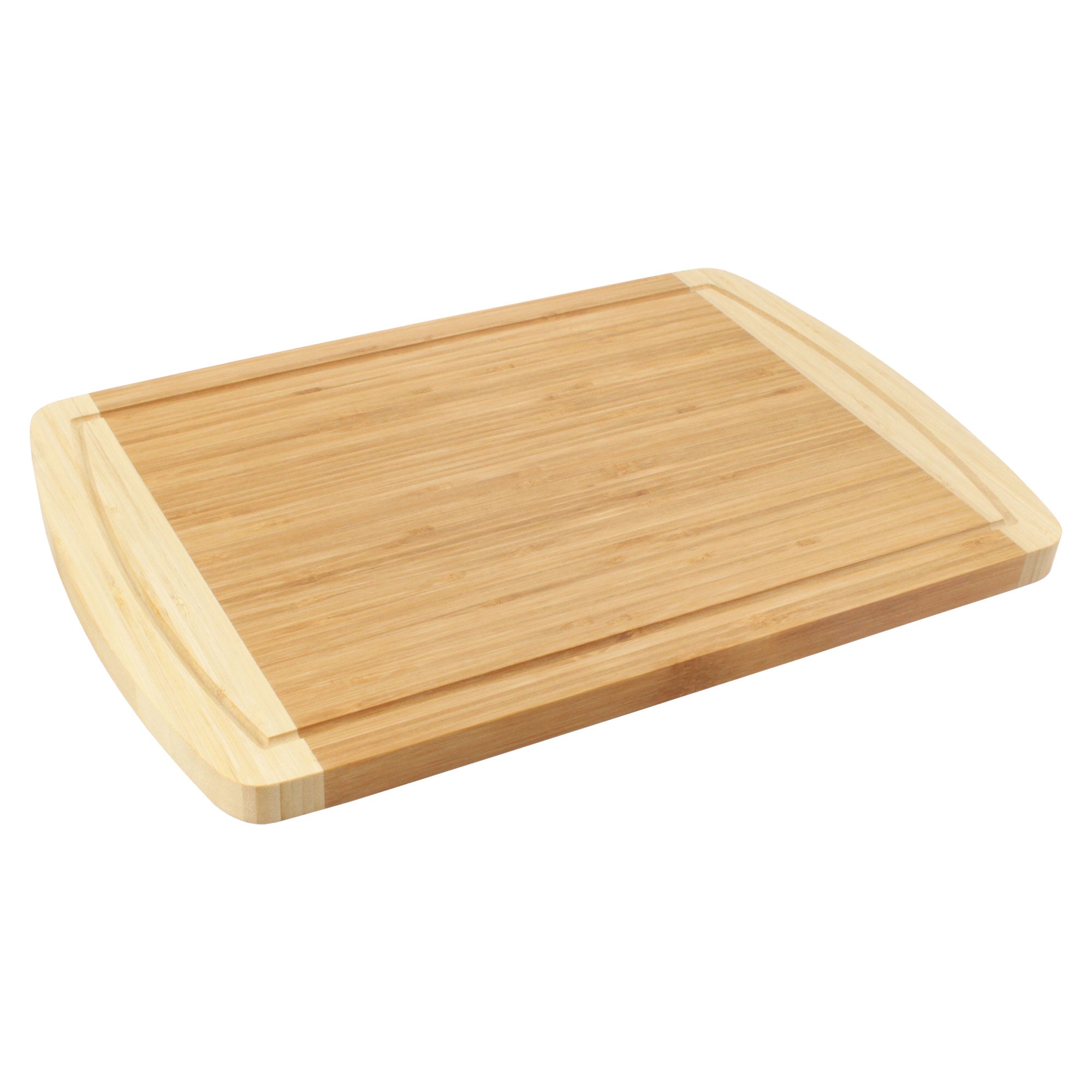Grooved Two-Tone Bamboo Cutting Board 17.25" x 11.75" x 0.75" - Image 7
