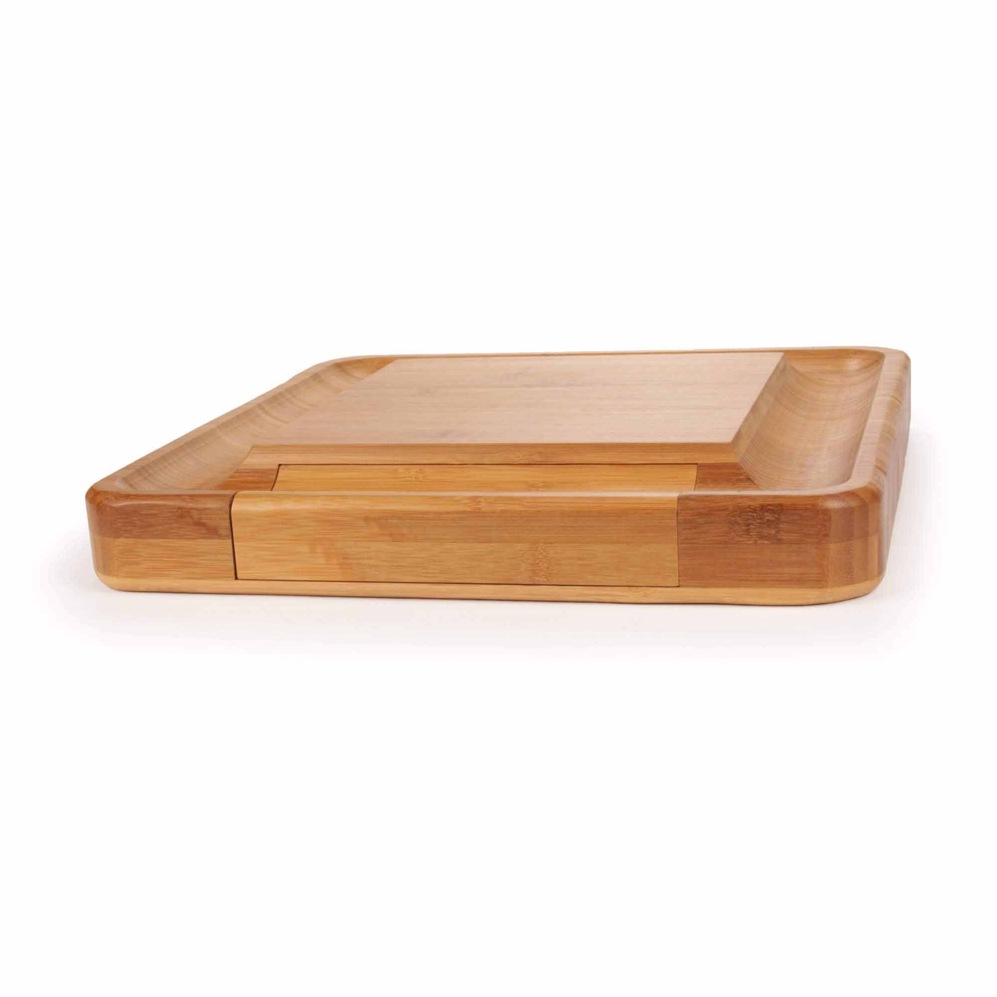 Bamboo Cheese & Sushi Serving Board with Cutlery Set - Image 4