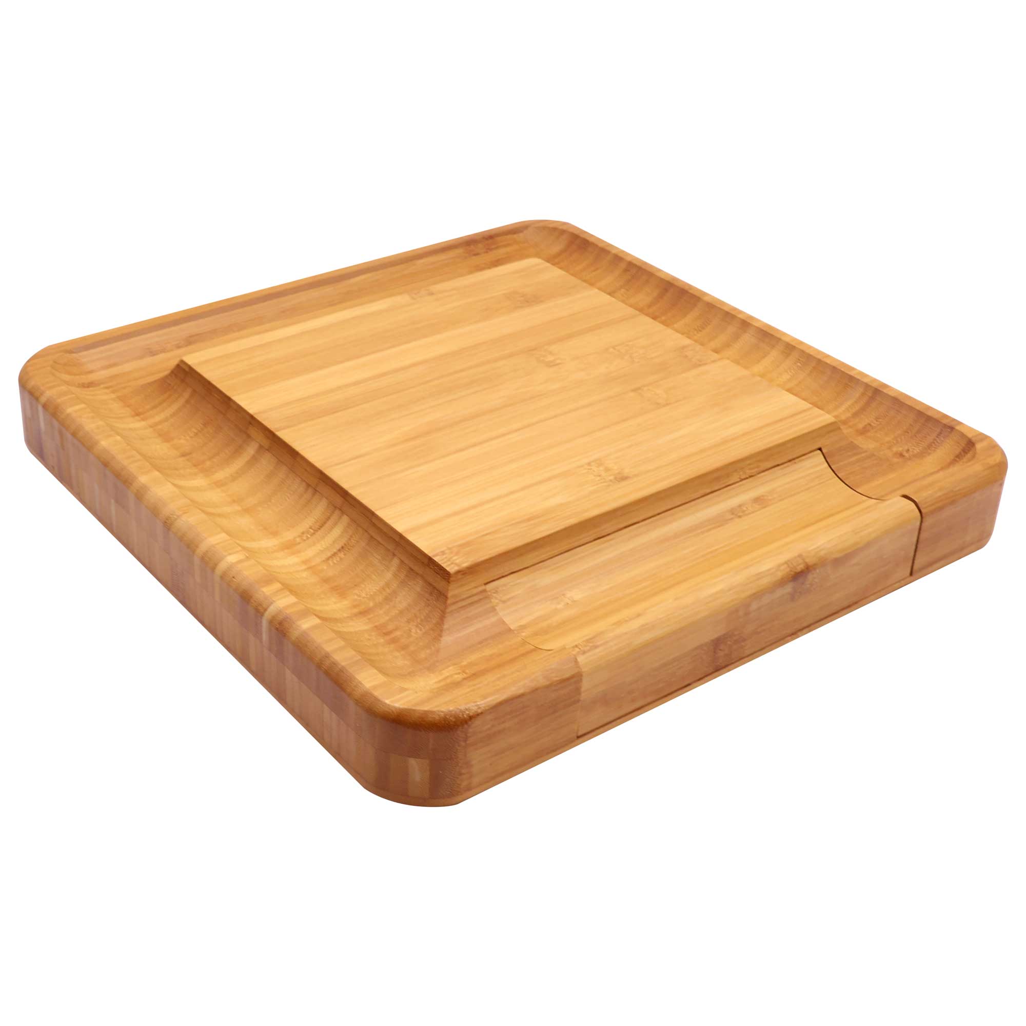 Bamboo Cheese & Sushi Serving Board with Cutlery Set - Image 6