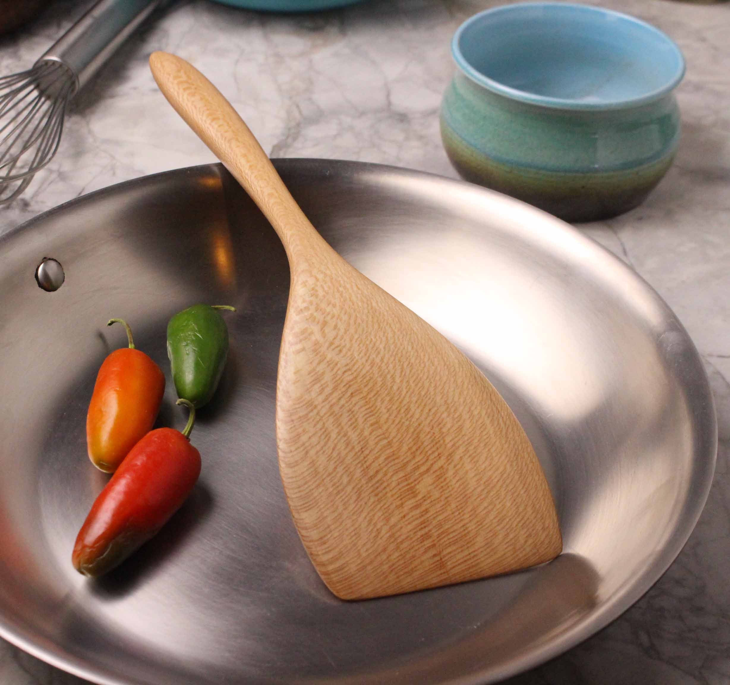 Wooden Cooking Spatula for Turning & Stirring - Image 5