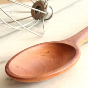 Heavy-Duty Wooden Mixing Spoon