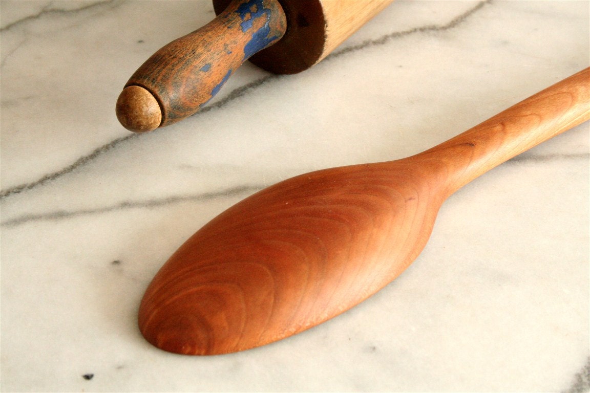 Heavy-Duty Wooden Mixing Spoon - Image 5