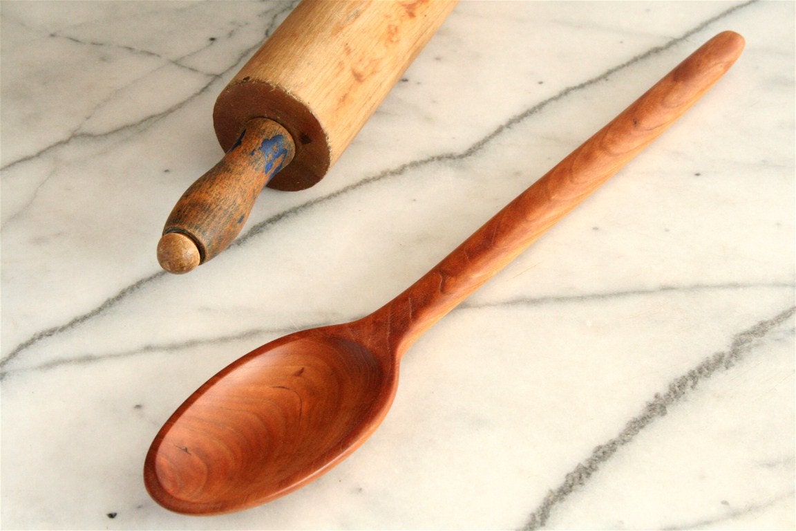 Heavy-Duty Wooden Mixing Spoon - Image 4