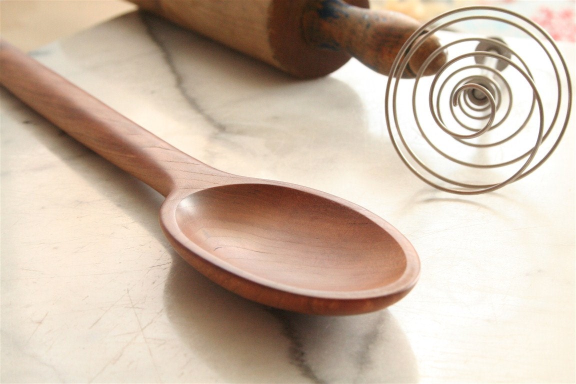 Heavy-Duty Wooden Mixing Spoon - Image 2