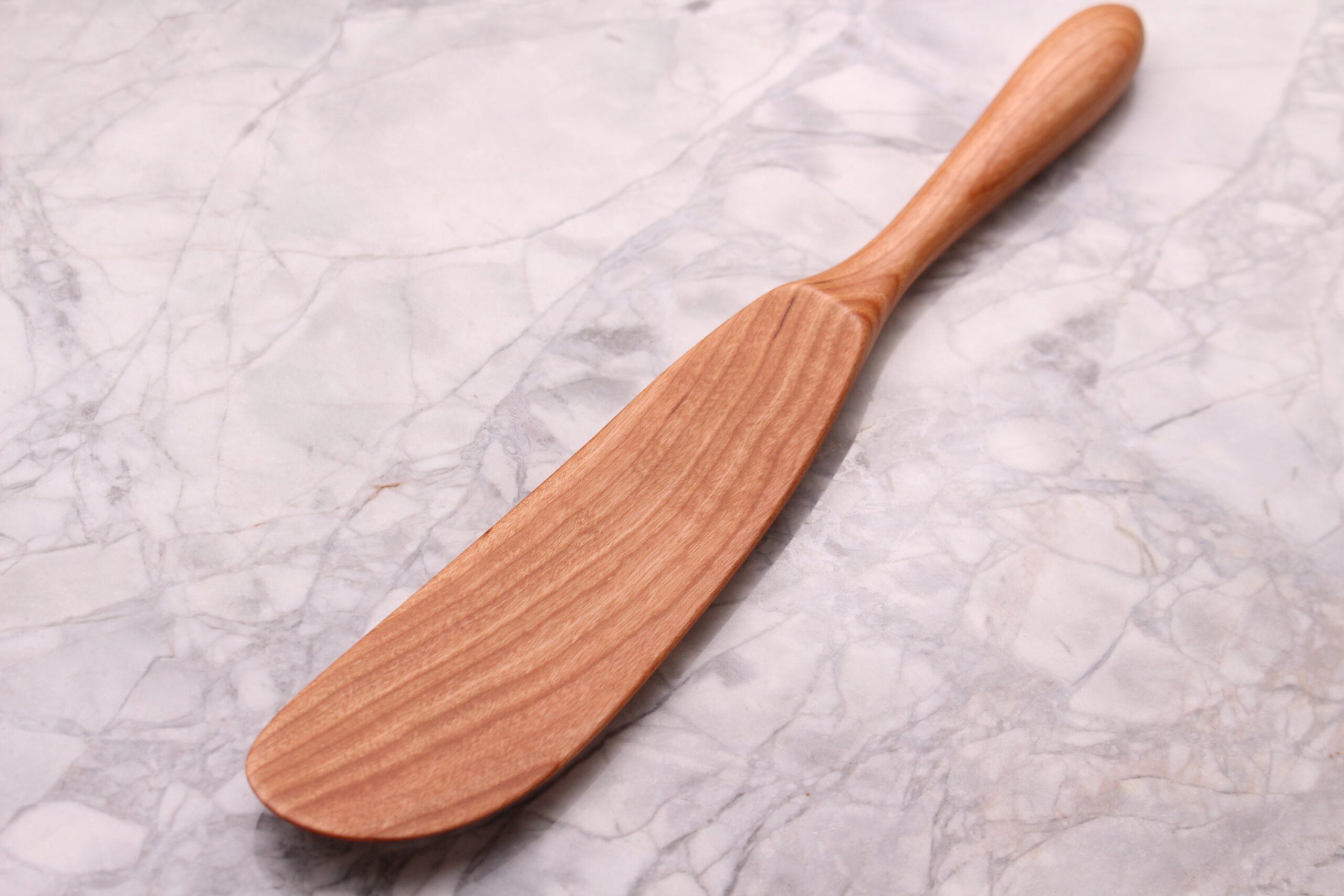 Right-Handed Wooden Spurtle – Walnut Wood - Image 8