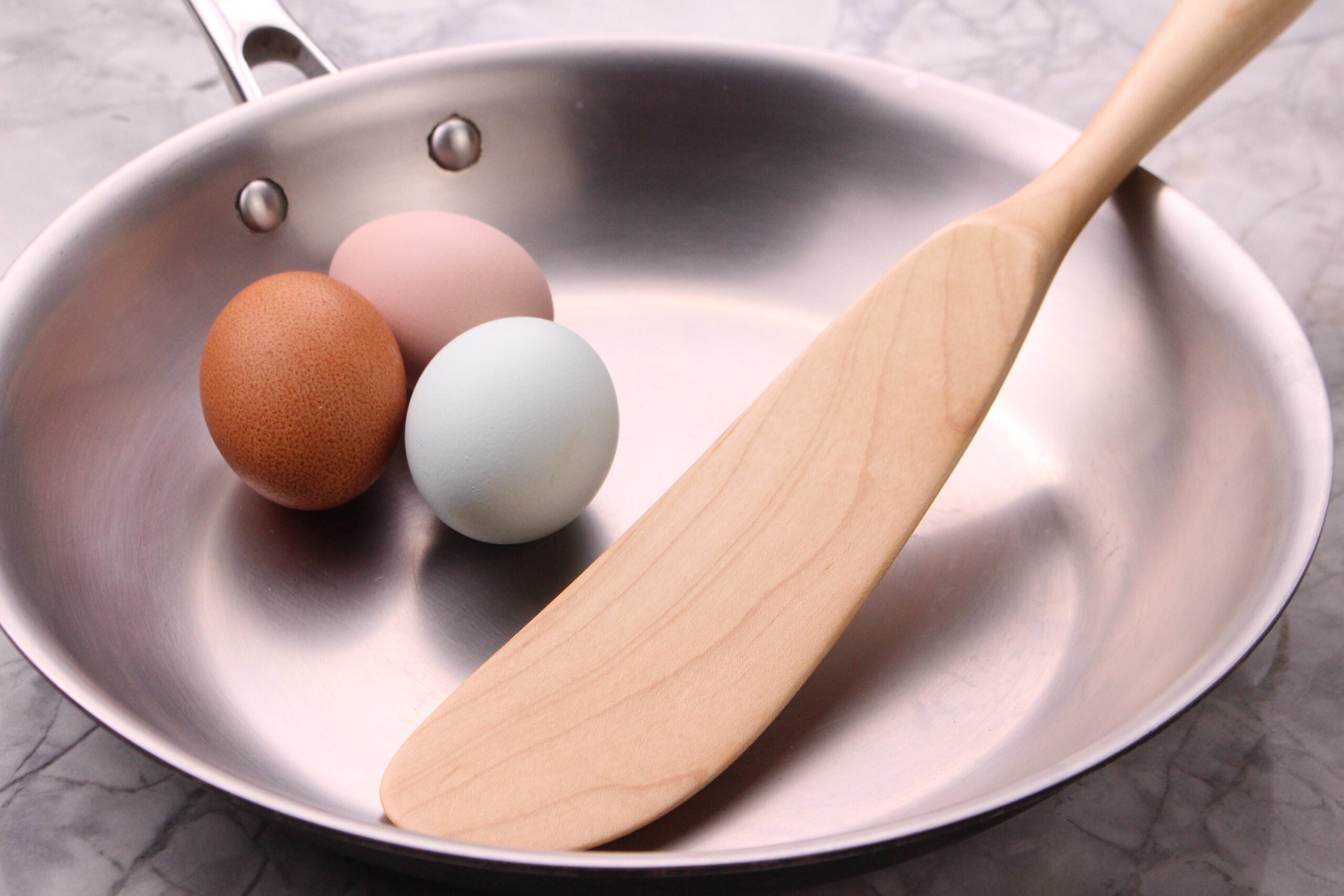 Right-Handed Wooden Spurtle – Walnut Wood - Image 3