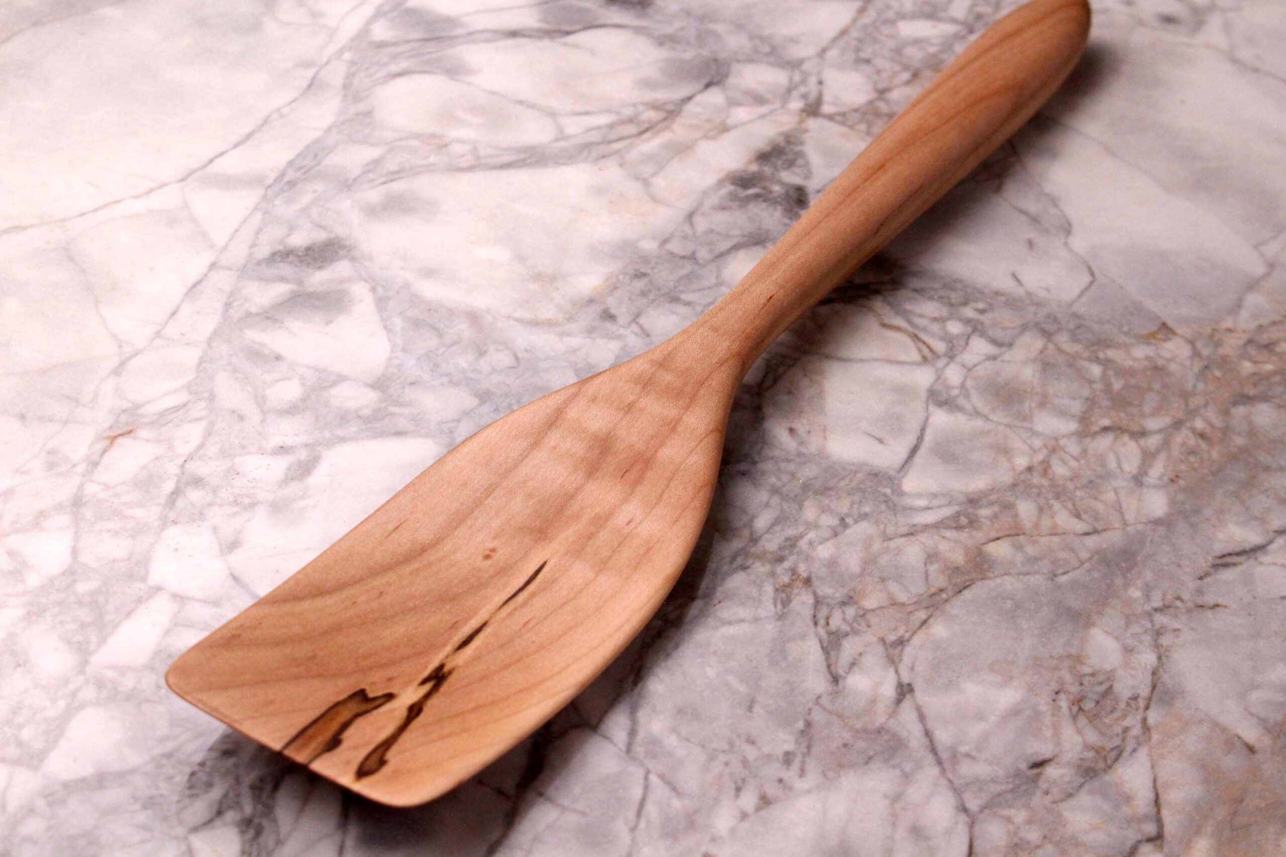 Medium Wooden Stirring & Turning Spatula – Black Walnut - Image 7