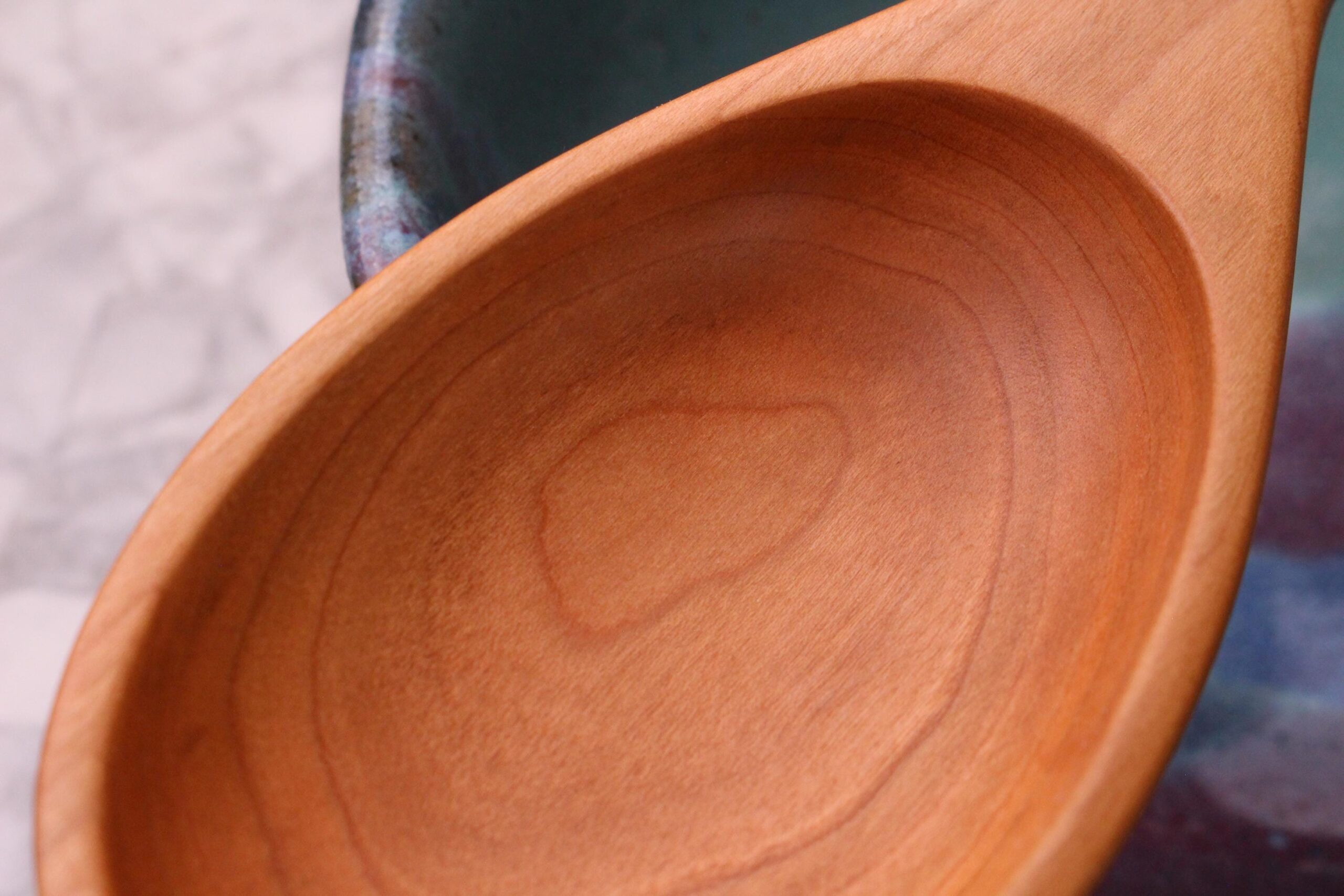 Wooden Stirring & Mixing Spoon – Cherry, Maple & Walnut - Image 3