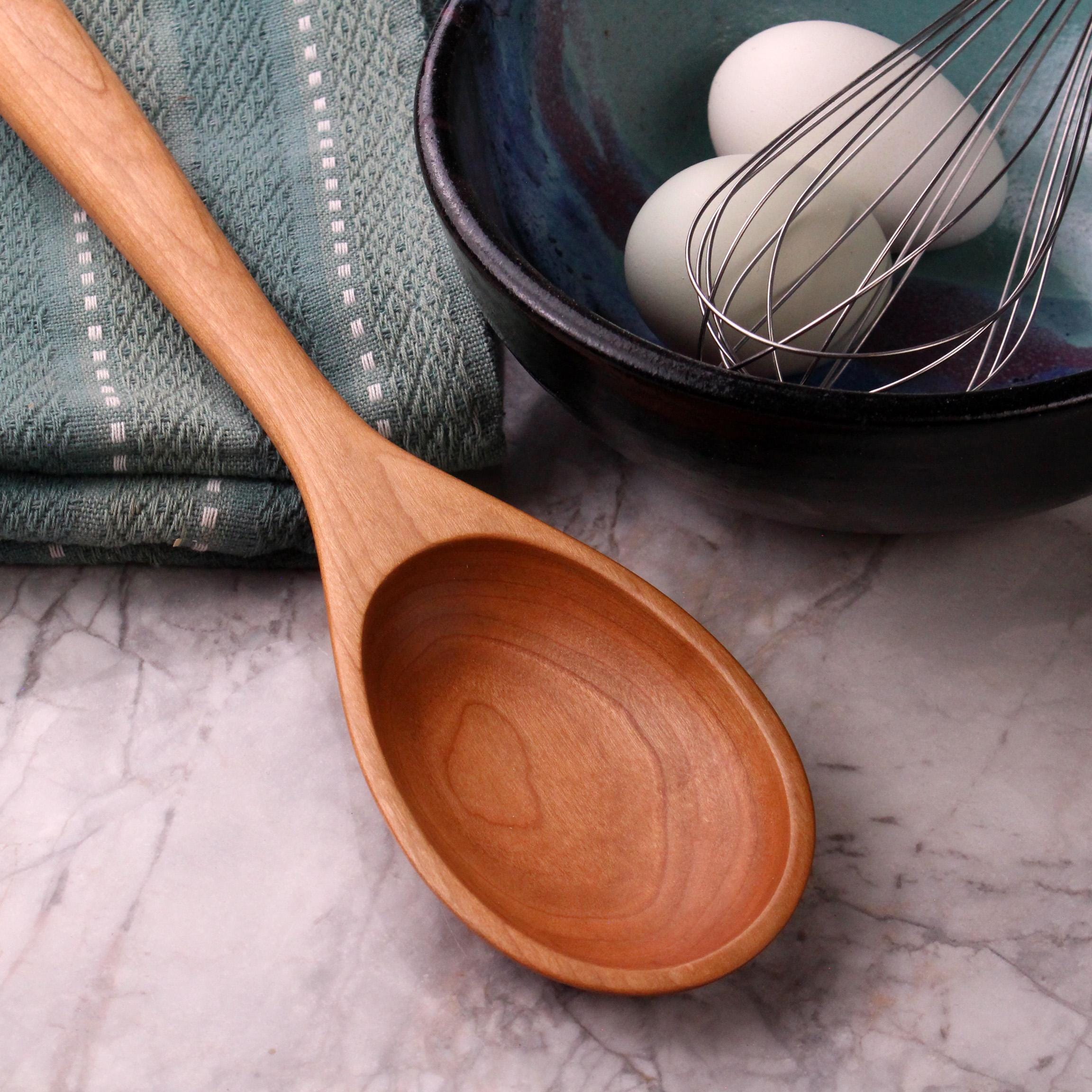 Wooden Stirring & Mixing Spoon – Cherry, Maple & Walnut - Image 5