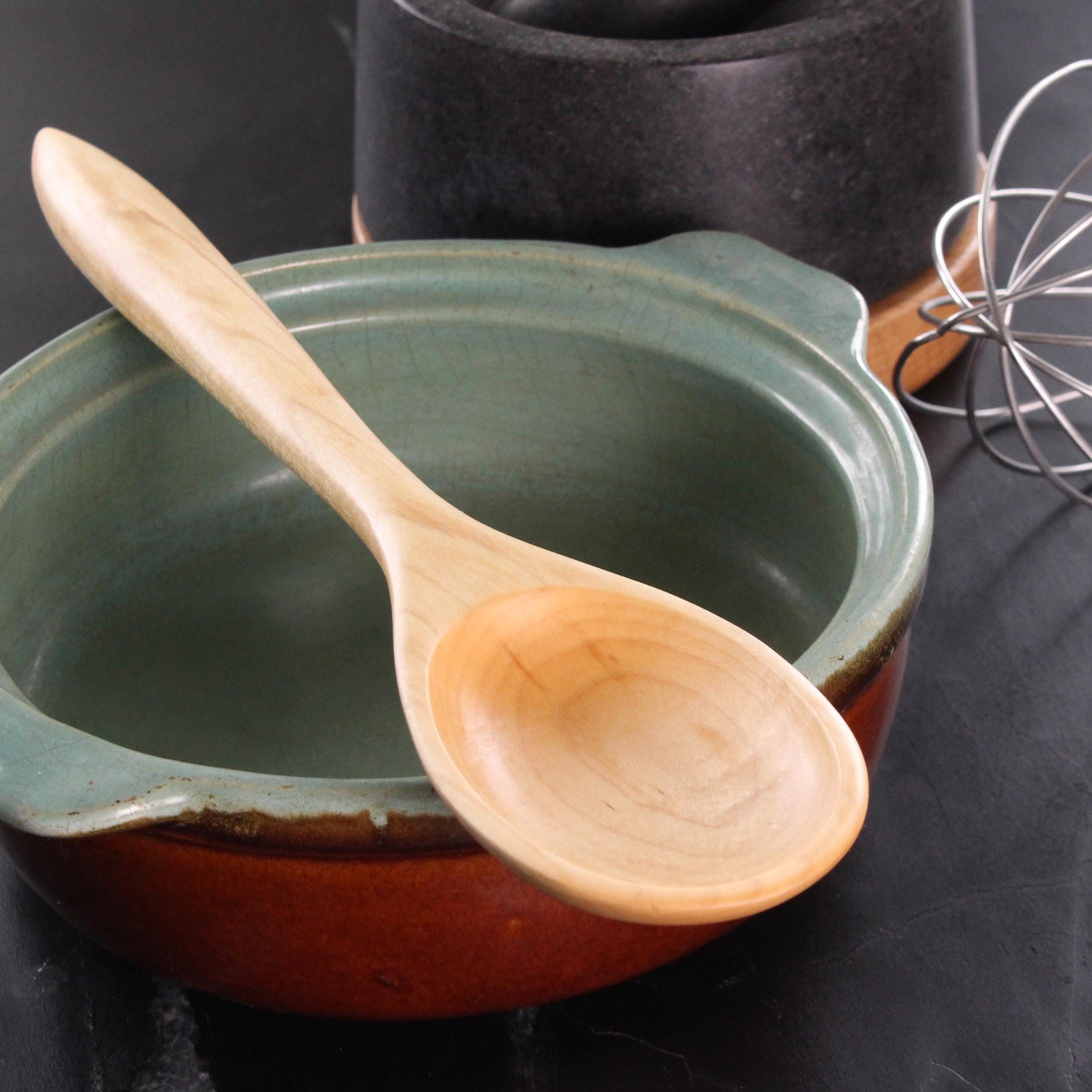 Wooden Stirring & Mixing Spoon – Cherry, Maple & Walnut - Image 7