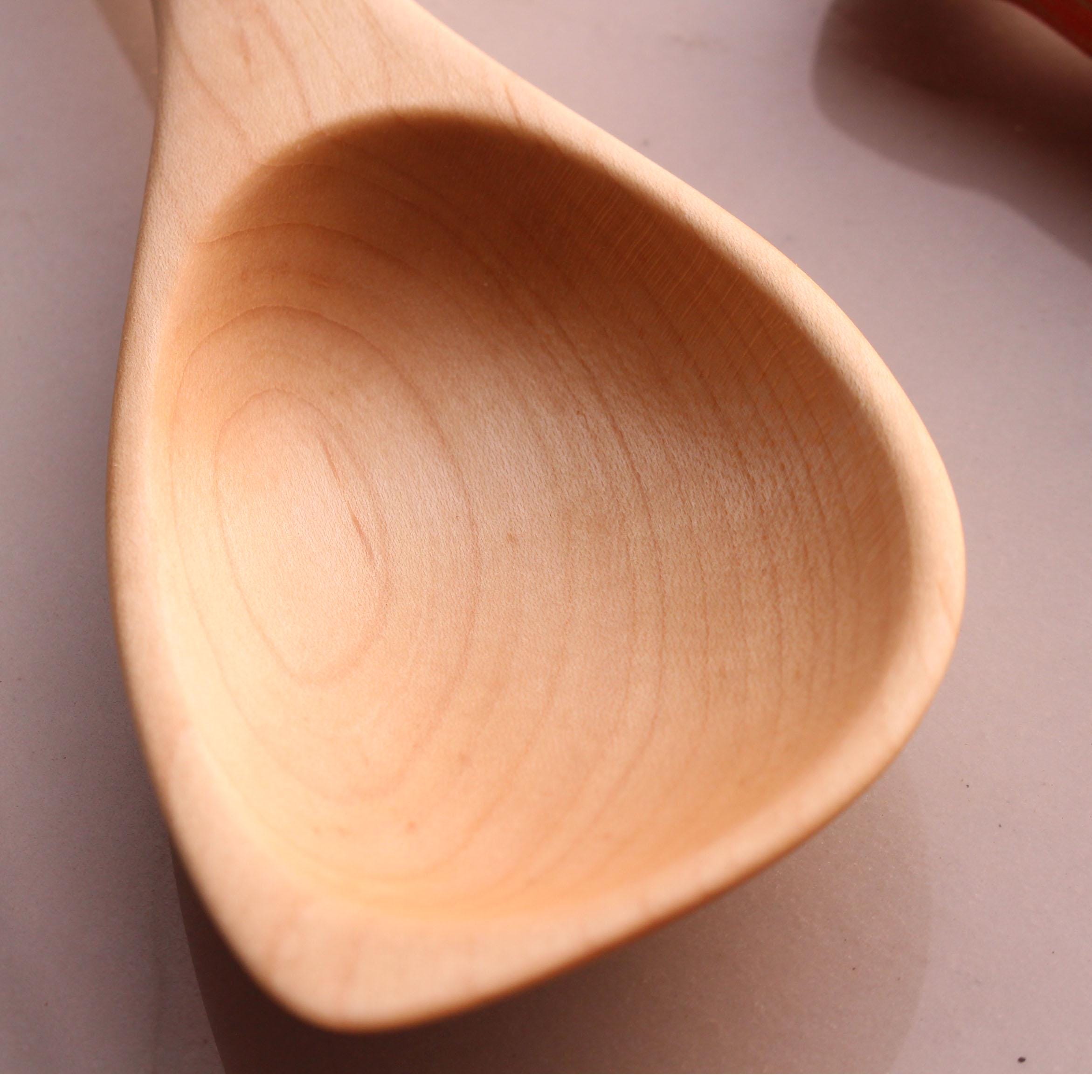 Wooden Spatula Spoon – Cherry, Walnut, Maple or Bird's Eye Maple - Image 9
