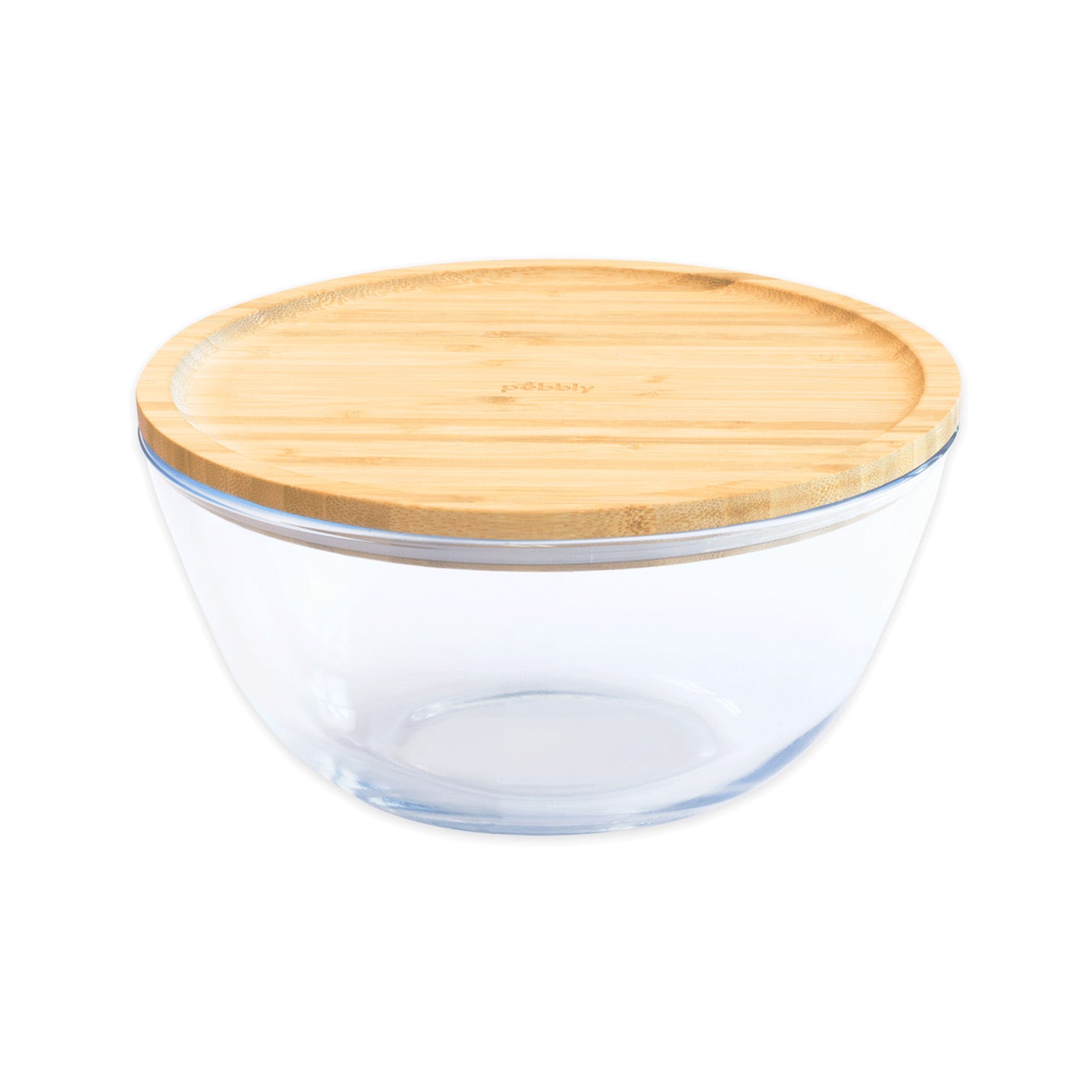 Glass Mixing Bowl with Bamboo Lid – 1600 mL - Image 4