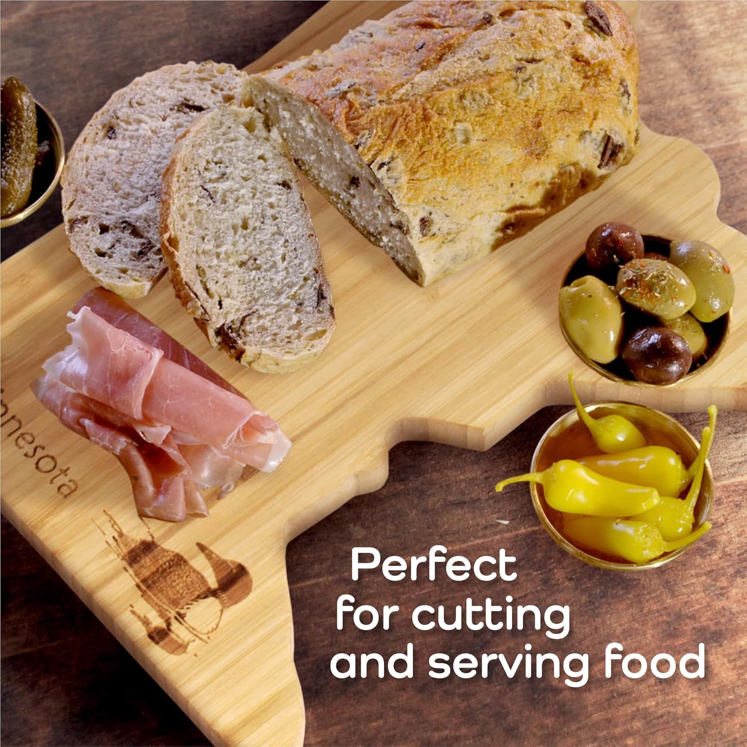 State-Shaped Bamboo Cutting Boards - Image 2